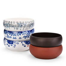 Celadon-Bolígrafo de cerámica púrpura para lavado de té, juego de tazas de agua antiguas, juego de Ceremonia de té japonés, tazón de agua, cepillo de escritura 2024 - compra barato