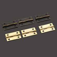 10pcs 24*16mm Hinges Antique bronze/Gold  Jewelry Chest Gift Wine Wooden Box Case Cabinet Door Hinge with screws 2024 - buy cheap