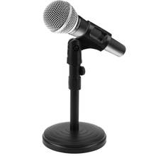 Soporte plegable para micrófono de mesa, trípode ajustable, estable, fuerte, con Clips 2024 - compra barato