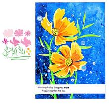 Novo para 2021 borboleta floral jardim planta flor folha clara selos para diy fazendo scrapbooking cartão de saudação fabricante álbuns 2024 - compre barato
