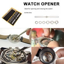 7pcs Watch Case Opener with Wrench Dies Watches Back Cover Remover Kit for Rolex Watch Repair Kit Watchmaker Tools 2024 - buy cheap