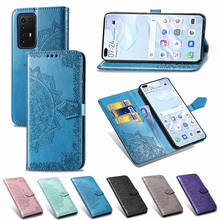 For huawei p40 lite case Luxury Embossed Leather Flip book cover For huawei p40 pro p 40 light wallet Magnetic phone coque funda 2024 - buy cheap