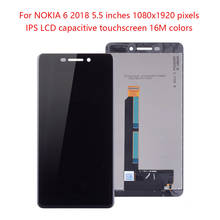 Original 5.5"For NOKIA 6 2018 LCD Display Touch Screen For NOKIA 6 2018 Display For NOKIA 6.1 LCD Display For NOKIA N6 2nd LCD 2024 - buy cheap