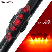 WasaFire LED Bike Tail Light USB Rechargeable Bicycle Taillight MTB Front Rear Lamps Cycling Night Safety Warning Flash Lights 2024 - buy cheap