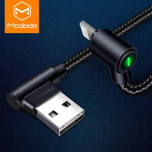 2.4A USB Cable For iPhone, MCDODO LED Fast Data Phone Charger For iPhone 12 Mini 11 XS Max XR X 8 7 6S 5S Plus iPad Airpod Cord 2024 - buy cheap