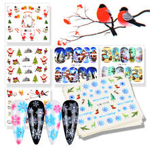 1 Sheet Nail Water Sticker DIY Christmas Nail Art Paper Decoration  New Year Style Manicure Modeling Decals Tool 2024 - купить недорого