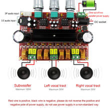 Amplificador de potência de áudio digital com canal 100w + 2.1 w, amplificador subwoofer 2024 - compre barato