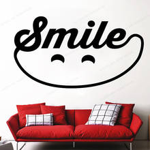 Smile Wall Decal  dental care wall sticker vinyl Dental Office window removable wall art mural HJ720 2024 - buy cheap
