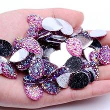 Adesivo colorido strass strass strass strass strass-13x18mm-40 unidades 2024 - compre barato