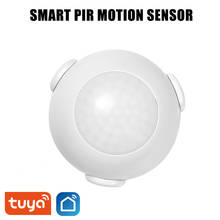 TUYA PIR Motion Sensor Smart Home Security Smart Life Battery Powered WiFi Tuya PIR Motion Detector Home Alarm System IFTTT 2024 - buy cheap