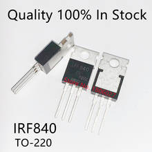 10pcs/lot   IRF840 IRF840PBF TO-220 N-channel 8A 500V FET 2024 - buy cheap