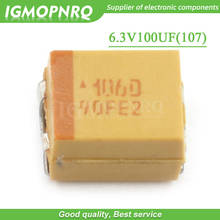 10 шт. B 3528 100 мкФ 6,3 V 107 SMD Танталовый конденсатор 6.3V100UF емкость новый оригинальный IGMOPNRQ 2024 - купить недорого