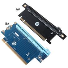 Pci express 16x riser pcie placa gráfica adaptador de 90 graus para 1u/2u host 4/6cm c26 2024 - compre barato