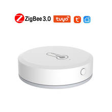 Tuya/Smartlife App ZigBee Smart Temperature And Humidity Sensor Work With Zigbee Hub Work With Alexa Google Home Smart Home 2024 - buy cheap