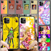 Girl Winxs Cute Clubs Elves Phone Case Cover Hull For iphone 5 5s se 2 6 6s 7 8 12 mini plus X XS XR 11 PRO MAX black soft funda 2024 - buy cheap