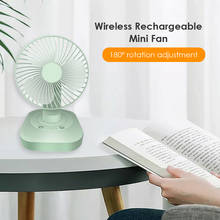 Wireless Air Cooler 3 Speeds Adjustable Rechargeable USB Rechargeable Electric Fan Classic Electrical Appliances Desktop Fan 2024 - buy cheap