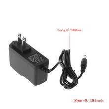 EU/US Plug 12.6V 1A Lithium Battery Charger 18650/Polymer Battery Pack 100-240V 5.5MM x 2.1MM Charger With Wire Lead DC 2024 - buy cheap