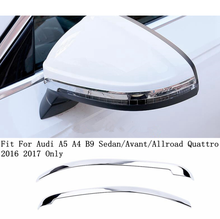 Accesorios para Audi A5 A4 B9 Sedan/Avant/Allroad Quattro 2016 2017 exterior de visión trasera espejo tira tapa moldeado Kit de cubierta 2024 - compra barato