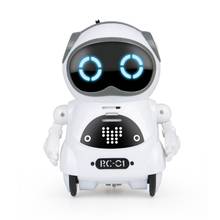 Robot teledirigido de bolsillo con control remoto, Mini Robot parlante con control remoto, control de voz, registro de reconocimiento de voz, cantar, contar historia, juguetes de regalo 2024 - compra barato
