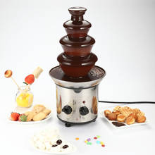 4 tiers 46cm Fantanstic Stainless Steel Chocolate fountain machine 110V 220V Fondue Event Exhibition Wedding Birthday Party 2024 - buy cheap
