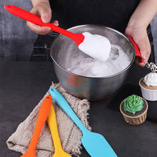 Cream Silicone Small Scraper Cake Spatula Trowel Baking Butter Scraping Utensils Kitchen Tools DIY Cake Baking 4 Color 2024 - buy cheap