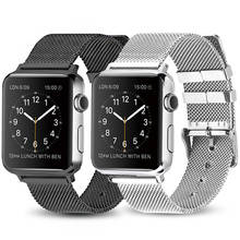 Milanese Loop Bracelet Stainless Steel strap For Apple Watch series 2 3 42mm 38mm Bracelet band for iwatch series 4 5 40mm 44mm 2024 - buy cheap