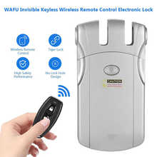 WAFU Invisible Keyless Wireless Remote Control Electronic Lock No keyholes outside Tiger lock method specially designed for home 2024 - buy cheap