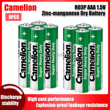 8PCS Camelion 1.5V AAA Zinc-manganese Dry Battery R03P For Electric toothbrush Toy Flashlight Mouse clock Dry Primary Battery 2024 - buy cheap