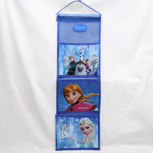Disney princess children wallet storage hanging bag Frozen ELSA small wardrobe storage wall door back pocket sorting bag 2024 - buy cheap