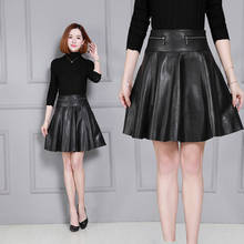 MEWE Women New Real Genuine Sheep Leather Skirt K29 2024 - buy cheap