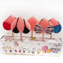 5PCS/Set  Funny Bikini Birthday Candles, Party Cake Candles Cake Cupcake Topper Decoration, Celebration Party Candle Gifts 2024 - buy cheap