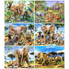 AZQSD Diamond Painting Full Square Elephant 5d Embroidery Sale Animal Picture Of Rhinestones Handmade Home Decor Gift 2024 - buy cheap