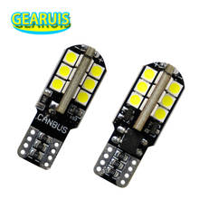 10pcs 3.6W w5w Canbus 24 SMD 1W 3030 LED T10 Error free Non polar Parking License Plate Light Bulbs Car styling White 12V 2024 - buy cheap