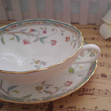 European style bone china coffee cup high grade afternoon tea cups creative ceramic tea set 160ML coffee mug cups 2024 - buy cheap