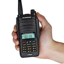 Baofeng-walkie-talkie resistente al agua IP67, UV-9R plus, altavoz maestro, Radio CB, transceptor FM, UHF/VHF, 10W, 4800mAh, uv 9r plus 2024 - compra barato