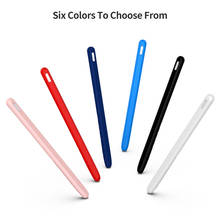 Tablet Touch Stylus Pen Protective Cover for Apple Pencil 2 Cases Portable Soft Silicone Pencil Case High Quality Accessory New 2024 - buy cheap