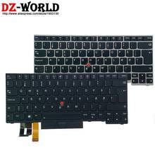 New Original Danish Backlit Keyboard for Lenovo Thinkpad E480 T480S L480 T490 E490 T495 L380 L390 Yoga L490 P43s Laptop Teclado 2024 - compra barato