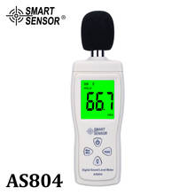 Digital sound level meter Measure 30-130dB Noise dB Decibel meter Monitoring Testers Metro Diagnostic-tool Smart Sensor AS804 2024 - buy cheap
