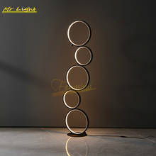 Modern Ring Floor Lamp Nordic Creative LED Floor Lights Lighting Living Room Bedroom Bedside Home Decor Standing Lamp Luminaries 2024 - buy cheap