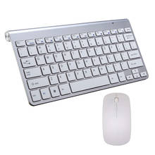 Conjunto Combinado de teclado y ratón inalámbrico para ordenador portátil de oficina, 2,4 Ghz, para PC, juego de teclado 2024 - compra barato