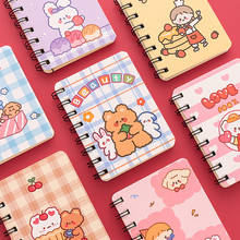 Kawaii Coil Notepad Portable Mini Notebook Simple Pocket Note Book Sketchbook Travel Planner School Office Stationery Supply 2024 - buy cheap