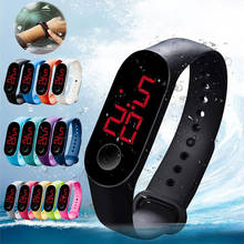 Модные мужские и женские спортивные часы, водонепроницаемые светодиодные светящиеся электронные часы с датчиком, повседневные наручные часы с браслетом, подарок на День Благодарения 2024 - купить недорого
