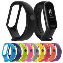 Сменный ремешок для Xiaomi Mi Band 4, 3, силиконовый ремешок для часов 2024 - купить недорого