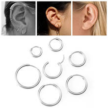Серьги-кольца для носа, хирургические, стальные перегородки, 18 г, 1 шт. 2024 - купить недорого