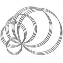 Metal Rings Hoops 15 Pieces Craft Silver Rings for Dream Catcher, Macrame and Other DIY Projects in 5 Sizes (2 Inch, 3.14 Inch, 2024 - buy cheap