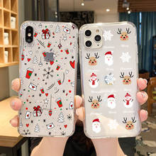 Case For Huawei P40 Lite E P30 P20 P10 Mate 10 20 30 Lite Pro Plus P Smart 2020 Y6 Y7 Y9 2019 S Z Transparent TPU Christmas Case 2024 - buy cheap