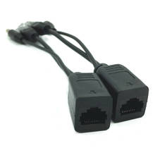 Adaptador de cable POE RJ45, inyector + conjunto divisor de cinta Screened, alimentación pasiva sobre Ethernet, combinador separador de sintetizador 2024 - compra barato