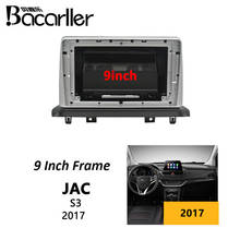 Panel de salpicadero para coche JAC Redfine S3, 9 pulgadas, doble Din, dvd, Fascia, adaptador de montaje de Audio, Panel de salpicadero, 2017 - 2018 2024 - compra barato