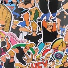 CA1459 35pcs/set Johnny Cool Man Cartoon Toy stickers graffiti waterproof stickers diy for luggage skateboard motorcycle guitar 2024 - buy cheap