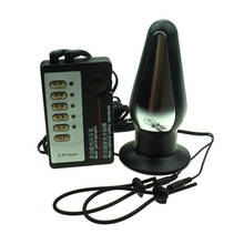Electric Shock Pulse Anal Plug Vibrator with Ring On Penis Cock Anal Dildo Vibrator Adult Toys Masturbator for Men Sex Butt Plug 2024 - buy cheap